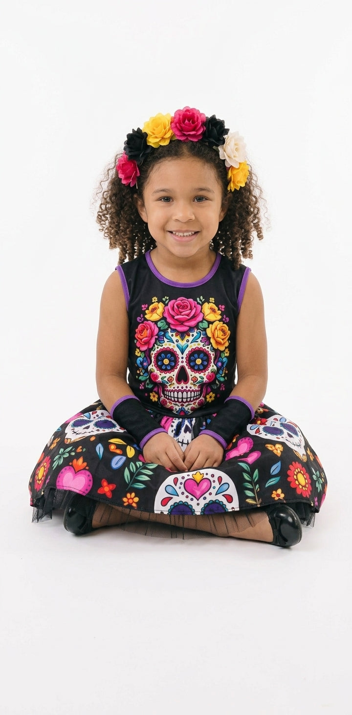 Disfraz Niña Catrina Mexicana