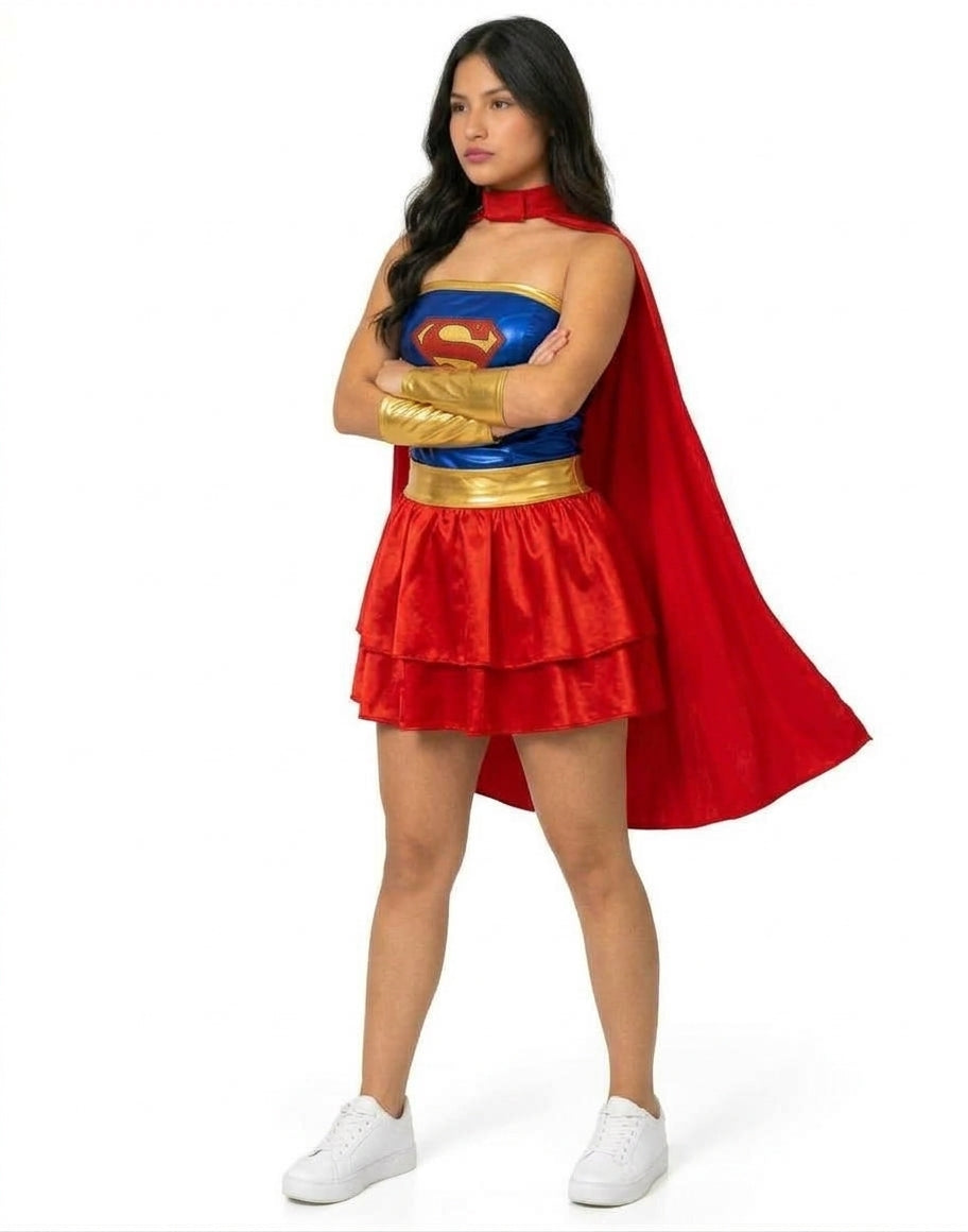 Disfraz Mujer Supergirl Cosplay Dama