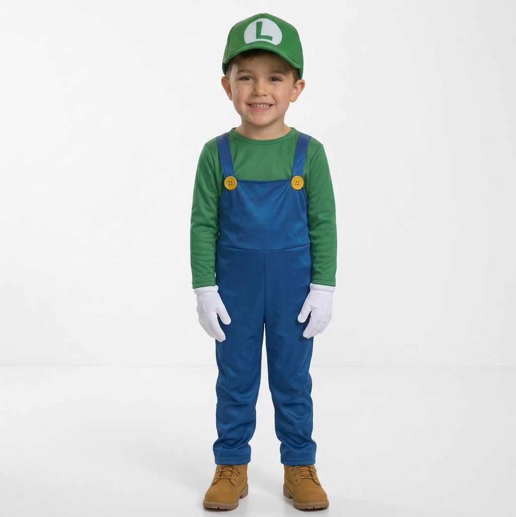 Disfraz Niño Luigi Bros