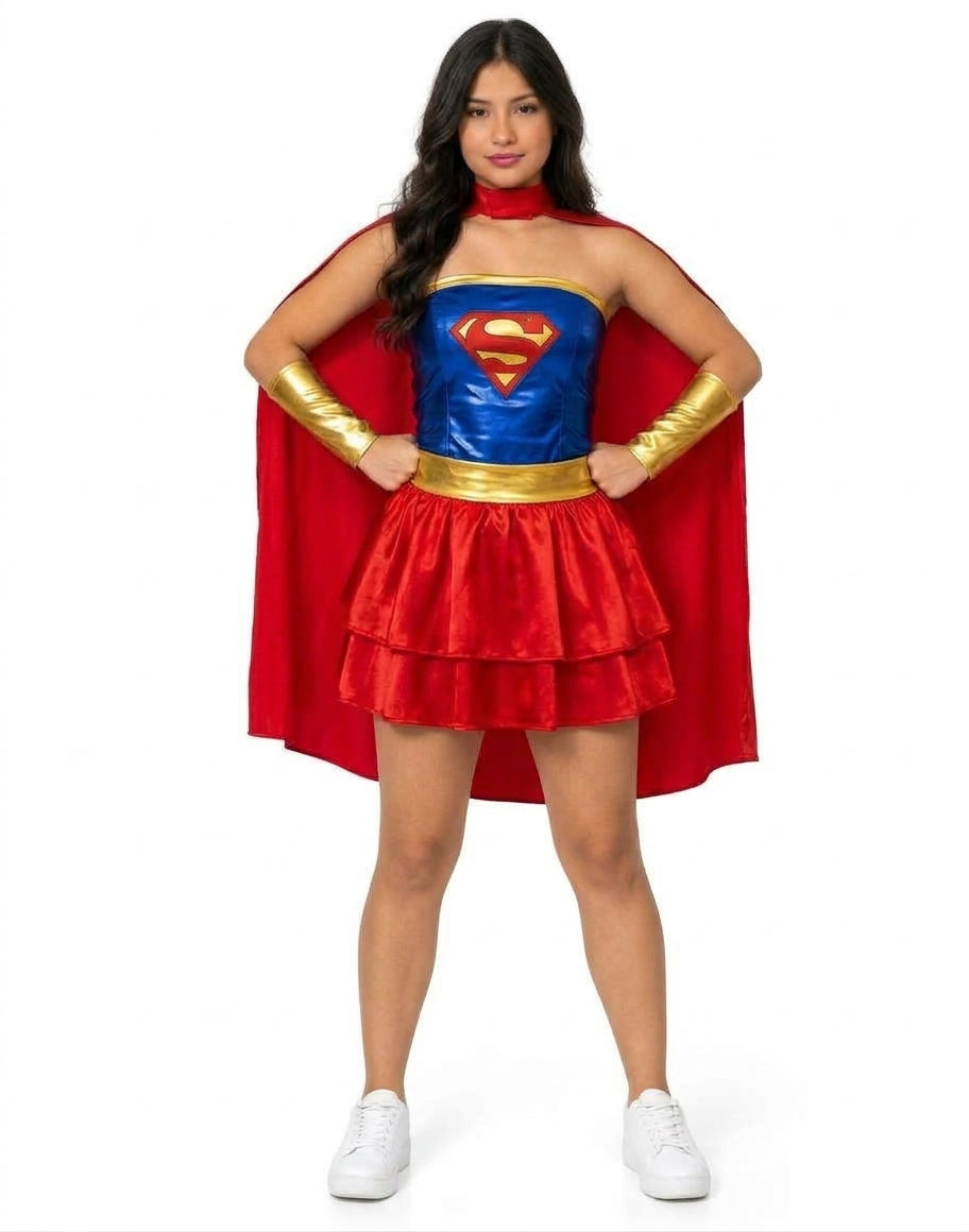 Disfraz Mujer Supergirl Cosplay Dama
