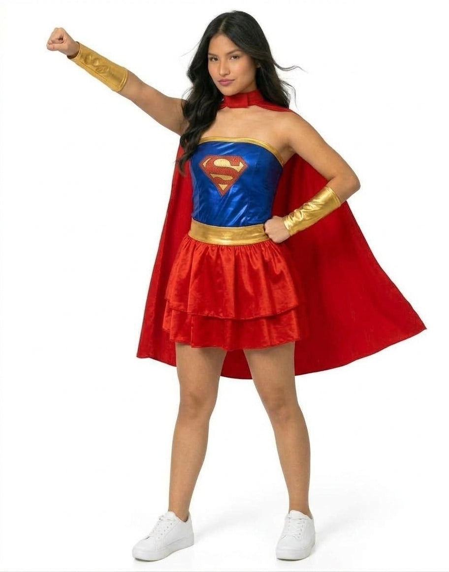 Disfraz Mujer Supergirl Cosplay Dama
